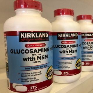 Viên uống xương khớp Kirkland Glucosamine HCL with MSM giá sỉ