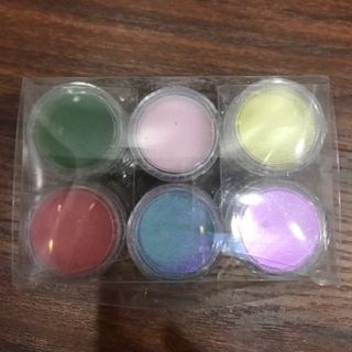 Set bột mầu đắp móng nặn hoa - 12 mầu 12 hũ
