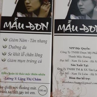 Thuốc trị mụn - nám mẫu đơn thanh mộc hương