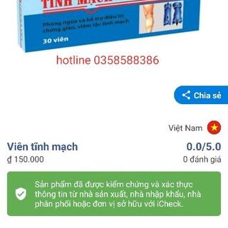 Viên tĩnh mạch Kingphar - Chống suy giãn viêm tắc tĩnh mạch