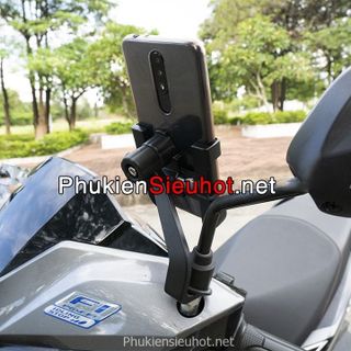 Giá Đỡ Kẹp Điện Thoại C2 gắn trên Xe Máy Hợp Kim Nhôm Cao Cấp