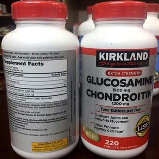 Viên uống hổ trợ xương khớp sụn Kirkland Glucosamine Chondroitin 220 viên giá sỉ