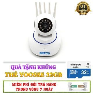 Camera Yoosee 5 Râu New 2019 Đàm Thoại 2 Chiều giá sỉ