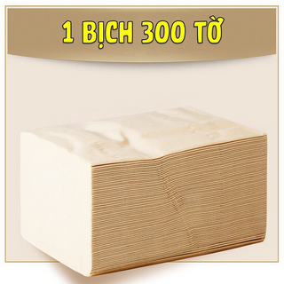 Thùng giấy gấu trúc siêu dai Sipiao 30 gói x 300 tờ