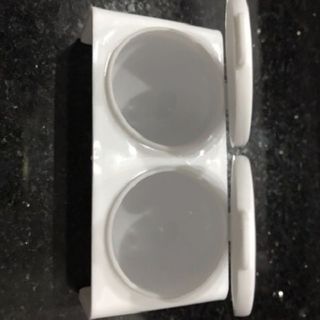 Khay nhựa 2 ngăn đựng bột lưu huỳnh đắp móng