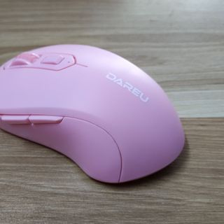 Chuột không dây Dareu LM115G màu Hồng BH 24T Mai Hoàng