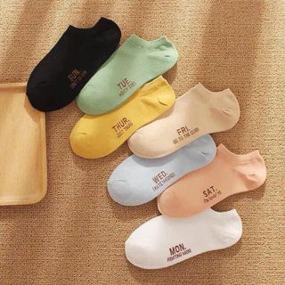 Chuyên sỉ combo 7 đôi Tất Tuần Nữ mịn đẹp