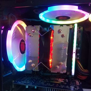 Tản nhiệt khí cpu 4 ống đồng FAN led nhiều màu