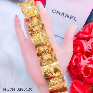 LẮC TAY NAM BÒ CẠP MẠ VÀNG 24K giá sỉ