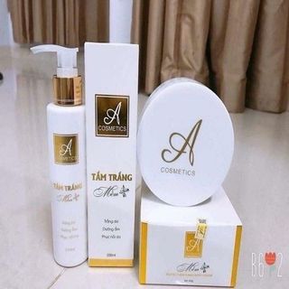Combo Tắm trắng mềm chữ A và Kem body Commestic