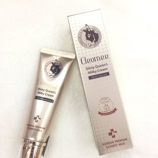 Kem dưỡng da sữa lừa trắng da ban ngày Cleomee shiny queen milky cream whitening care