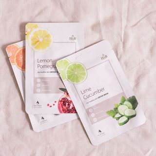 Mặt Nạ Dưỡng Trắng Da My Healthy Skin Detox Lựu Đỏ Chanh Tây 21g