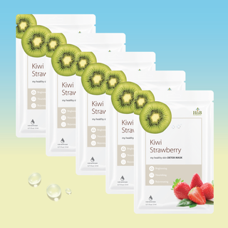 Mặt nạ HNB My Healthy Skin Detox Mask Dâu Tây Kiwi 21g