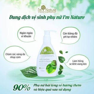 DUNG DỊCH VỆ SINH PHỤ NỮ TRẦU KHÔNG I’M NATURE