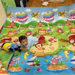 Thảm chơi 2 mặt Maboshi 1m82m cho bé - an toàn cho sức khỏe