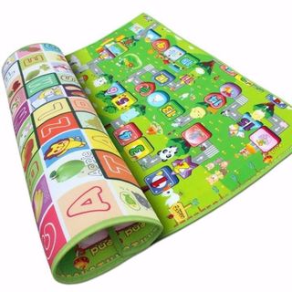 Thảm chơi 2 mặt Maboshi 1m82m cho bé - an toàn cho sức khỏe