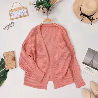Áo cardigan len móc