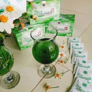 Diệp lục collagen da đẹp không cần tới spa
