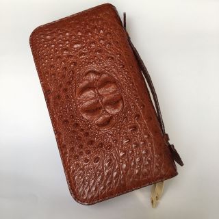 Ví Cá Sấu 2 khuôn kéo