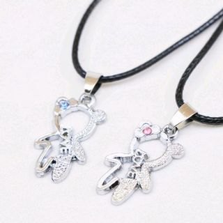 dây chuyền cặp dây chuyền da