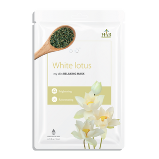 Mặt Nạ Hnb My Skin Relaxing Mask White Lotus Hoa Sen Trắng 21g