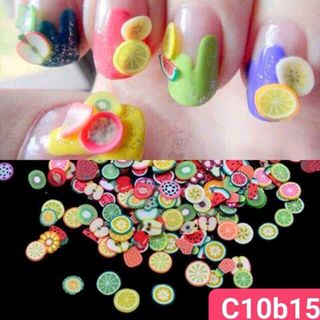 thanh đất sét trang trí gắn móng tay 5cm