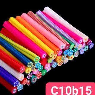 thanh đất sét trang trí gắn móng tay 5cm