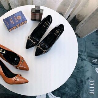 Giày bít 7p có khóa