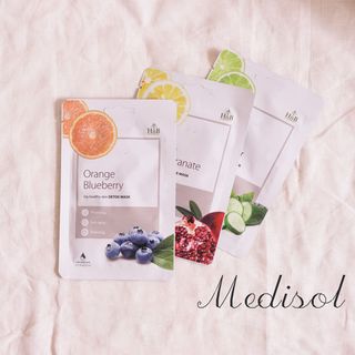 Mặt Nạ HNB My Healthy Skin Detox Mask Việt Quất Cam Tươi 21g