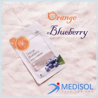 Mặt Nạ HNB My Healthy Skin Detox Mask Việt Quất Cam Tươi 21g