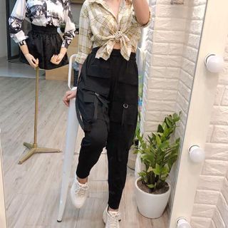 Quần Jogger túi hộp dây khuyên