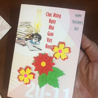 THIỆP CHÚC MỪNG HANDMADE 20/11