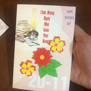 THIỆP CHÚC MỪNG HANDMADE 20/11