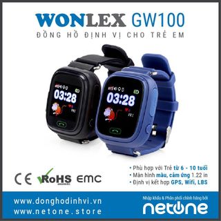 Đồng hồ định vị GPS Wonlex GW100 bảo hành 12 tháng giá sỉ