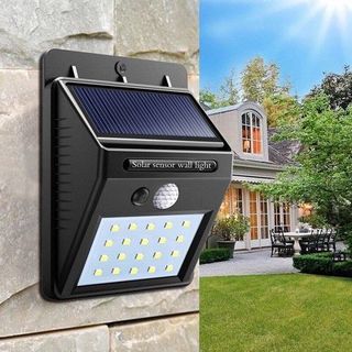 Đèn năng lượng solar powered Led wall Light chống trộm