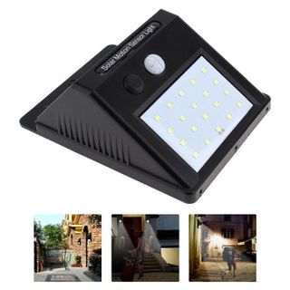 Đèn năng lượng solar powered Led wall Light chống trộm