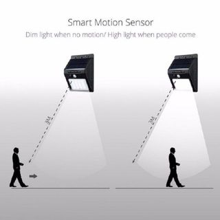 Đèn năng lượng solar powered Led wall Light chống trộm