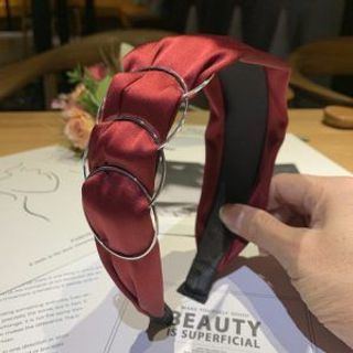 Cài Tóc Màu Đen Khoen Tròn