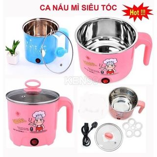 Ca nấu mì siêu tốc đa năng nhiều tiện ích-màu ngẫu nhiên