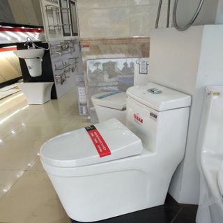 Bồn cầu liền khối dáng thấp men nano moden B - 868