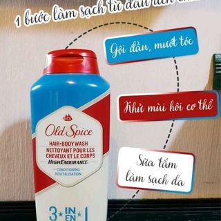 Sữa tắm gội Old spice high endurance 532ml