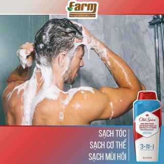 Sữa tắm gội Old spice high endurance 532ml