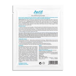 Mặt nạ Biocell dưỡng trắng da Avif Biocell Whitening Face Mask 23g