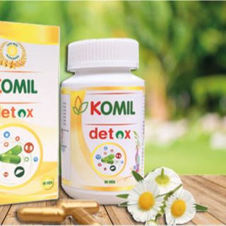 Viên Uống Komil Detox Chữa Hôi Miệng Lọ 60 Viên