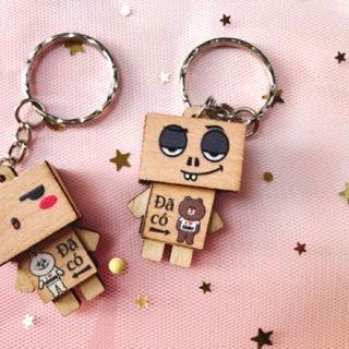MÓC KHÓA NGƯỜI GỖ DANBO
