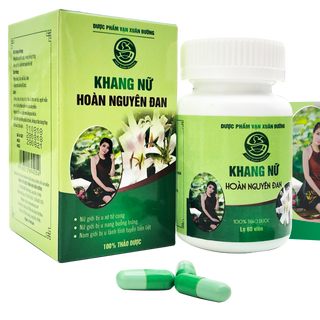 Viên Uống Khang Nữ Hoàn Nguyên Đan Điều Trị U Nang Buồng Trứng Viêm Cổ Tử Cung Lọ 60 Viên