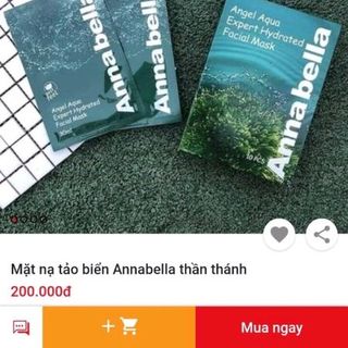 Bộ 10 miếng mặt nạ tảo biển