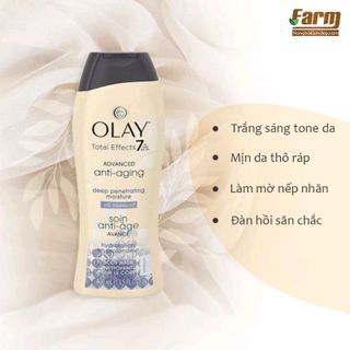 Sữa tắm sáng da ngừa lão hóa OLAY TOTAL EFFECTS - 400ML