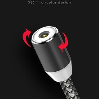 cáp sạc điện thoại hít từ tính 3 đầu siêu bền