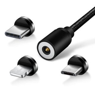 cáp sạc điện thoại hít từ tính 3 đầu siêu bền
